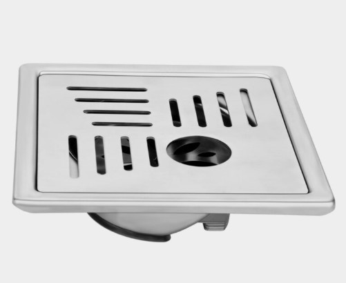 PR-111 Auto Close Cockroach Trap Stainless Steel Floor Drain Pest Control Kitchen Bathroom Hotel Restaurant Industrial Anti-Rust Waterproof Easy Install Durable Flip Bowl Mechanism Sewer Block Odor Proof Insect Barrier Reliable